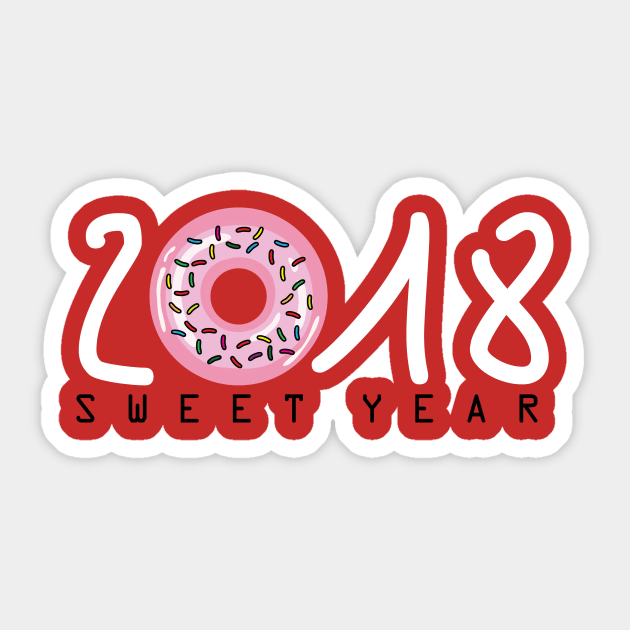 2018 is Sweet Year Sticker by AVEandLIA